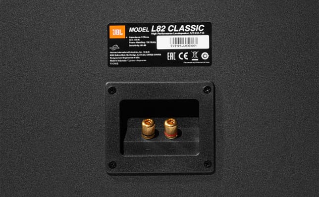 JBL L82 Classic z pomarańczowymi maskownicami