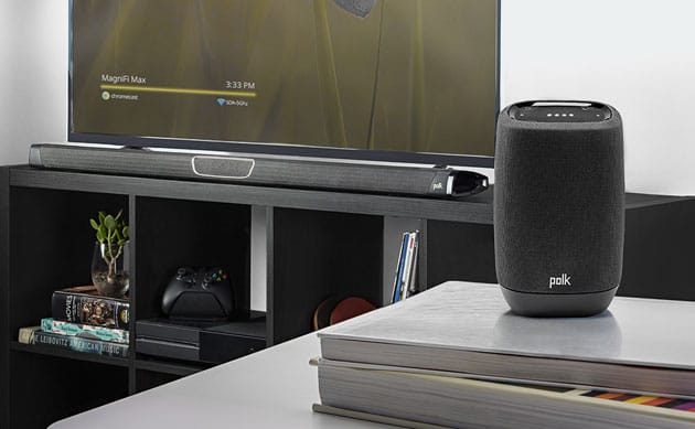 Inteligentny głośnik bezprzewodowy Polk Assist z technologią Google Assistant