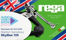 Rega na Audio Video Show 2022