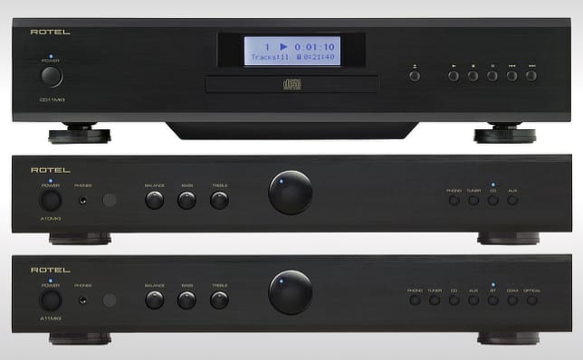 Rotel A10MKII, A11MKII i CD11MKII