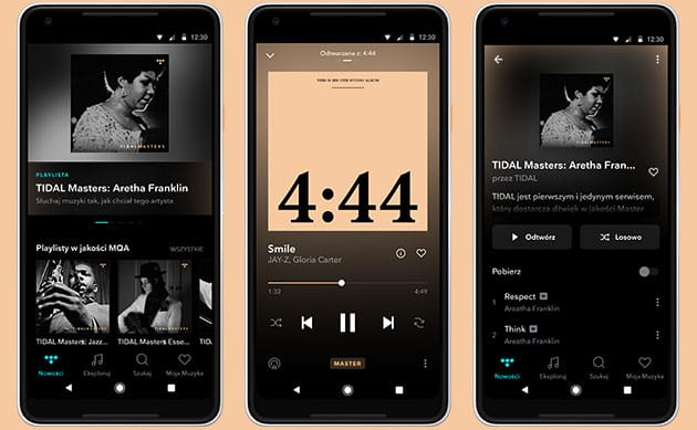 niezdefiniowano - TIDAL Masters dostępny na Androidzie