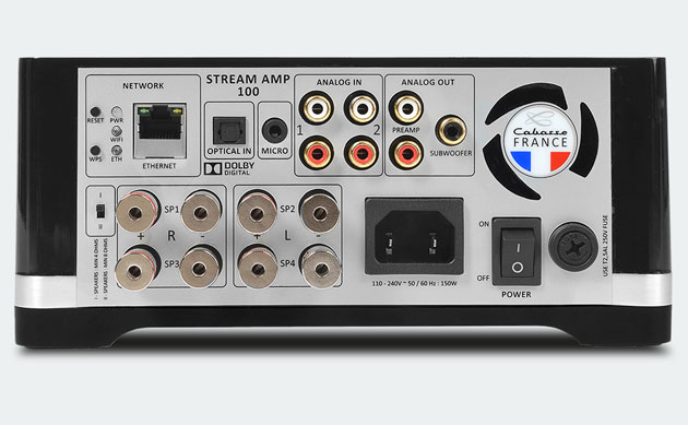 zestaw hi-fi Cabasse-Stream-Amp-100 i Cabasse-Surf