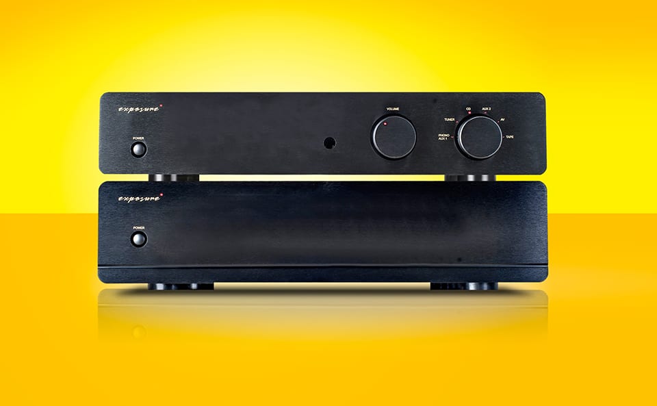 System dzielony stereo - Exposure 3010 S2D Preamp, 3010 S2 PWR Stereo