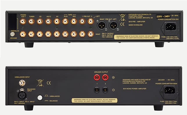Exposure 5010 PRE, 5010 PWR MONO AMP