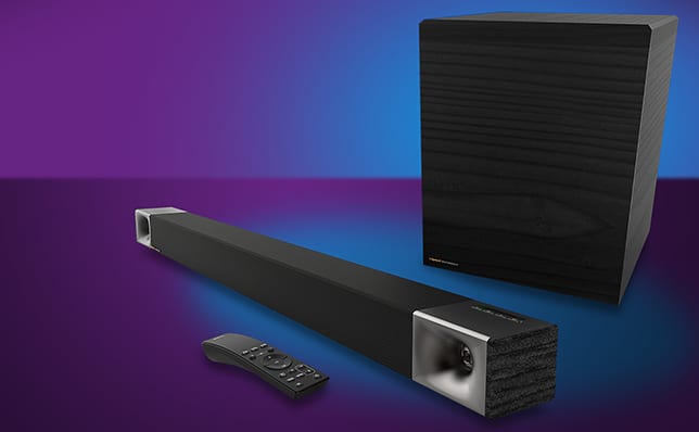 Soundbar + aktywny subwoofer - Klipsch Cinema 600 Sound Bar