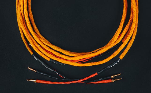 Luna Cables Orange Speakers